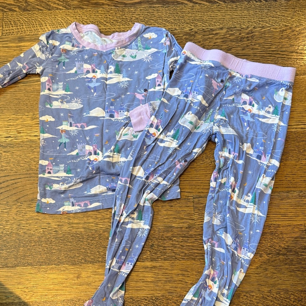 Little Sleepies Purple Winter Pajama Set